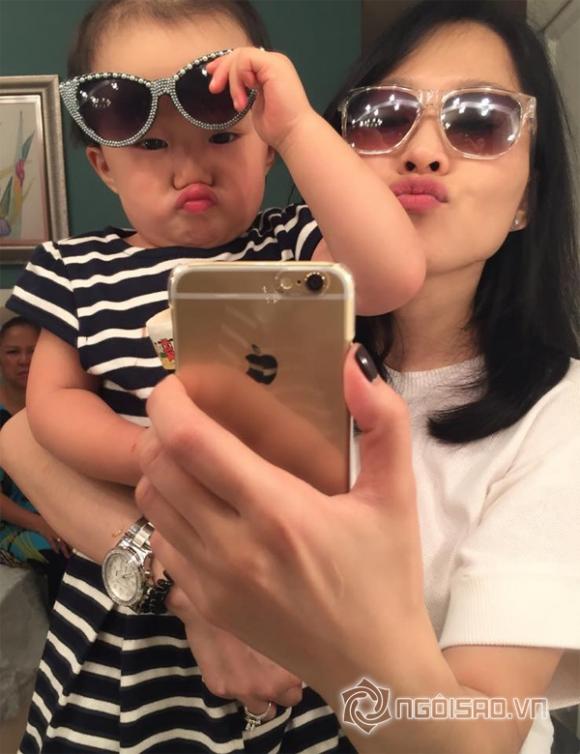 con gái linh nga,con gái linh nga chụp hình như mẫu nhí,bé luna nhà linh nga,diễn viên múa linh nga,sao việt
