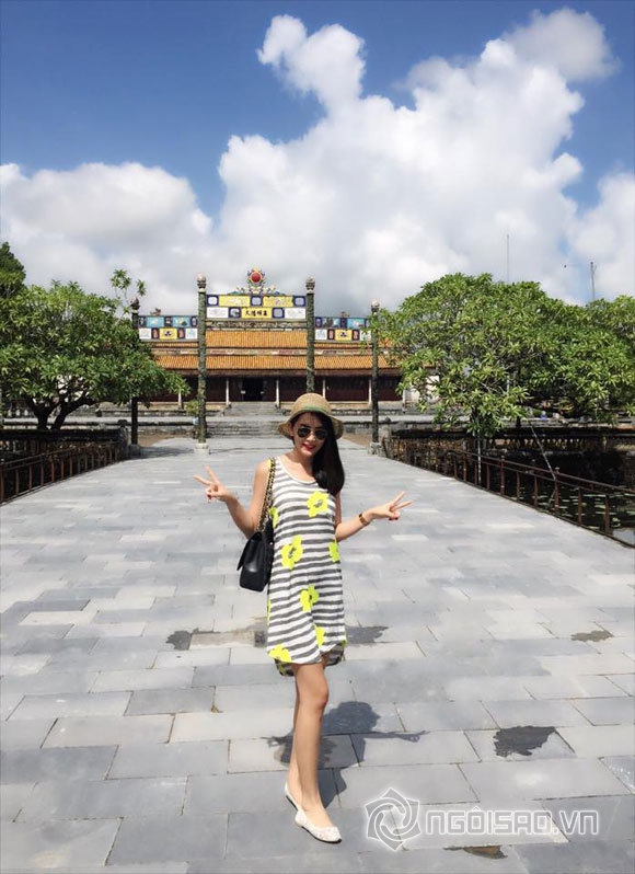 Lan Hương,siêu mẫu Lan Hương,Lan Hương đi du lịch cùng gia đình,sao Việt