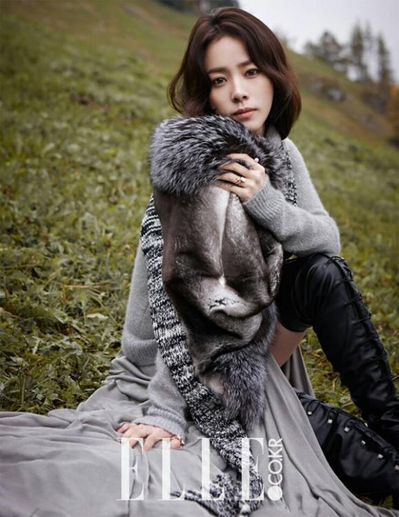 Han Ji Min trên tạp chí elle,thời trang Han Ji Min,nữ diễn viên Han Ji Min,sao hàn,sao hàn thẩm mỹ