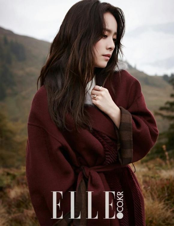 Han Ji Min trên tạp chí elle,thời trang Han Ji Min,nữ diễn viên Han Ji Min,sao hàn,sao hàn thẩm mỹ