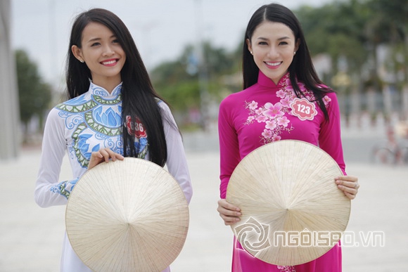Sao việt,sao viet,hoa hậu việt nam 2014,thí sinh hoa hậu việt nam,chung khảo hoa hậu phía nam,thí sinh hoa hậu duyên dáng áo dài