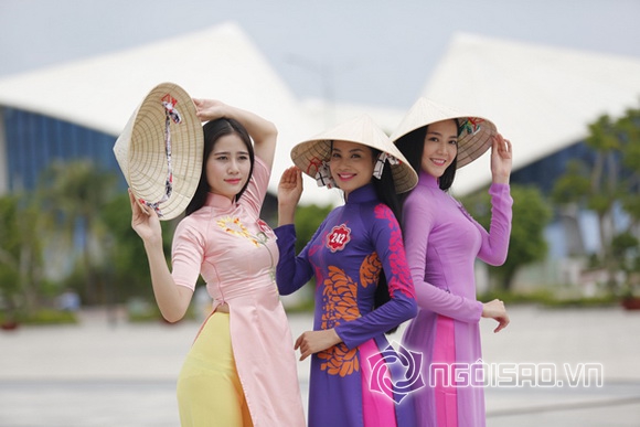 Sao việt,sao viet,hoa hậu việt nam 2014,thí sinh hoa hậu việt nam,chung khảo hoa hậu phía nam,thí sinh hoa hậu duyên dáng áo dài