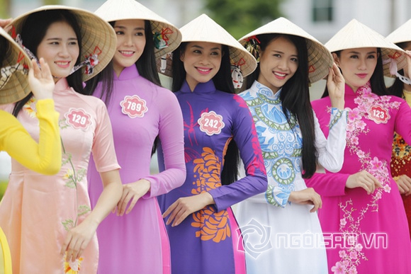 Sao việt,sao viet,hoa hậu việt nam 2014,thí sinh hoa hậu việt nam,chung khảo hoa hậu phía nam,thí sinh hoa hậu duyên dáng áo dài