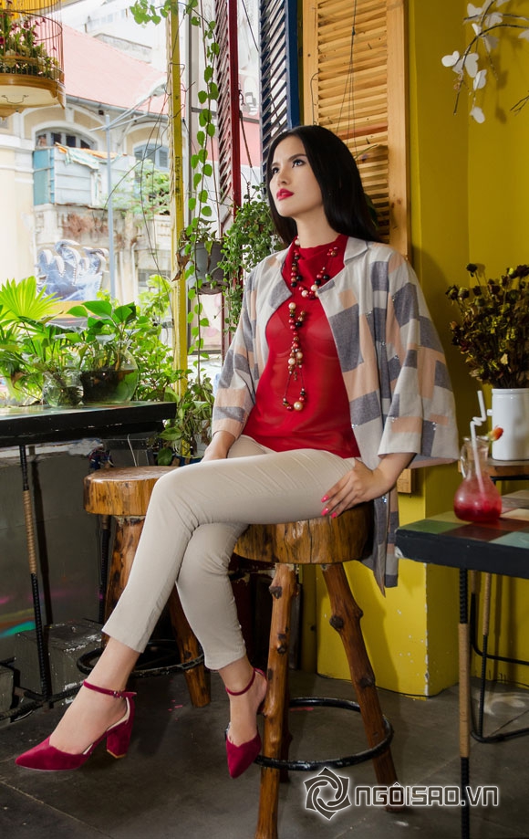 Lê Thị Phương,gái quê Lê Phương,Lê Phương đẹp hiện đại,sao Việt trong bộ ảnh mới