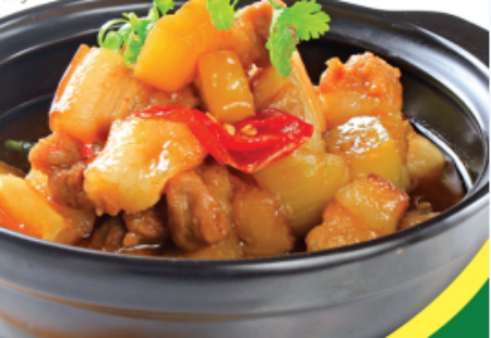 Món thịt,món thịt kho su hào,thịt ba chỉ kho su hào ngon tuyệt 