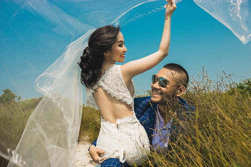 Sao cưới,sao cưới đồng nghiệp,sao Việt mãn nguyện khi yêu và cưới đồng nghiệp