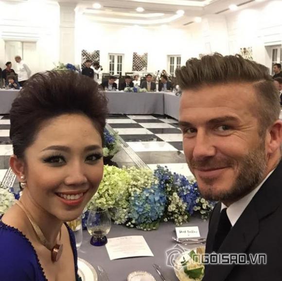 Hà Hồ và Thanh Hằng xinh đẹp bên David, Tóc Tiên và David Beckham, David Beckham tới Việt Nam
