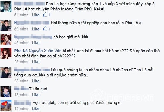 Pha Lê, Pha Lê khoe học bạ, Pha Lê khoe thành tích học tập, sao việt, Pha Lê 2014