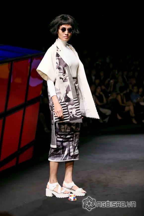 Sao việt,sao viet,nhà thiết kế võ công khanh,bộ sưu tập võ công khanh,Elle show Xuân - Hè 2015