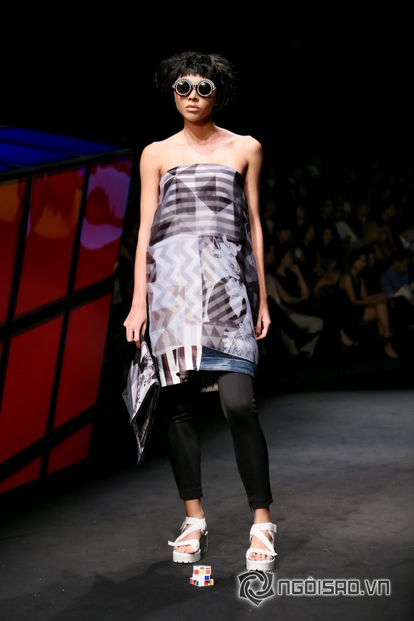 Sao việt,sao viet,nhà thiết kế võ công khanh,bộ sưu tập võ công khanh,Elle show Xuân - Hè 2015