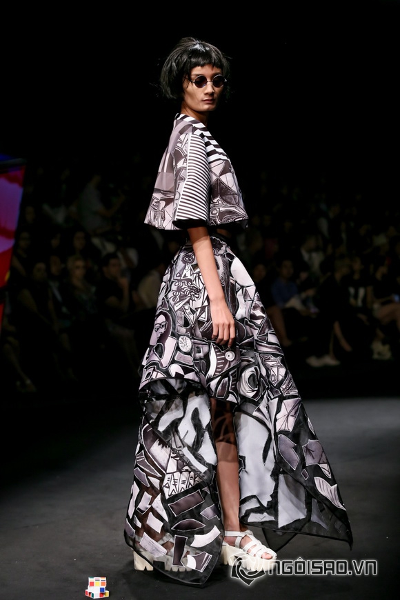 Sao việt,sao viet,nhà thiết kế võ công khanh,bộ sưu tập võ công khanh,Elle show Xuân - Hè 2015