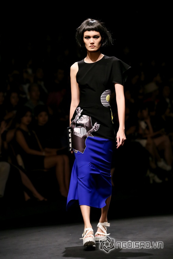 Sao việt,sao viet,nhà thiết kế võ công khanh,bộ sưu tập võ công khanh,Elle show Xuân - Hè 2015