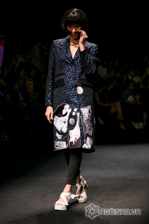Sao việt,sao viet,nhà thiết kế võ công khanh,bộ sưu tập võ công khanh,Elle show Xuân - Hè 2015