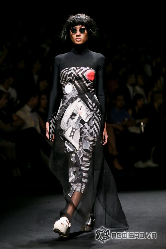 Sao việt,sao viet,nhà thiết kế võ công khanh,bộ sưu tập võ công khanh,Elle show Xuân - Hè 2015
