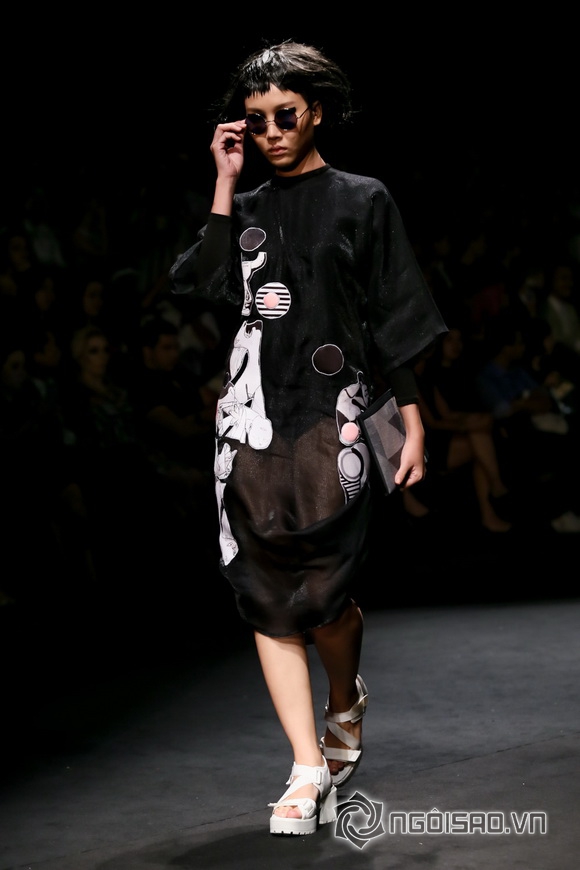 Sao việt,sao viet,nhà thiết kế võ công khanh,bộ sưu tập võ công khanh,Elle show Xuân - Hè 2015