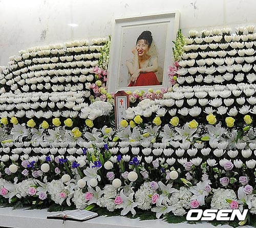 Kim Ja Ok, Kim Ja Ok qua đời, Đám tang Kim Ja Ok, Sao Hàn, Sao Han