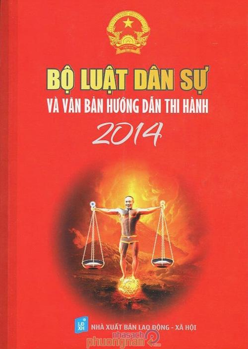 Công Lý, Công Lý trên bìa sách luật, Bộ luật dân sự bản hướng dẫn thi hành 2014