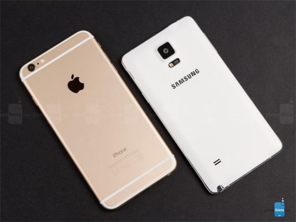Galaxy Note 4, iPhone 6 Plus, smartphone cao cấp