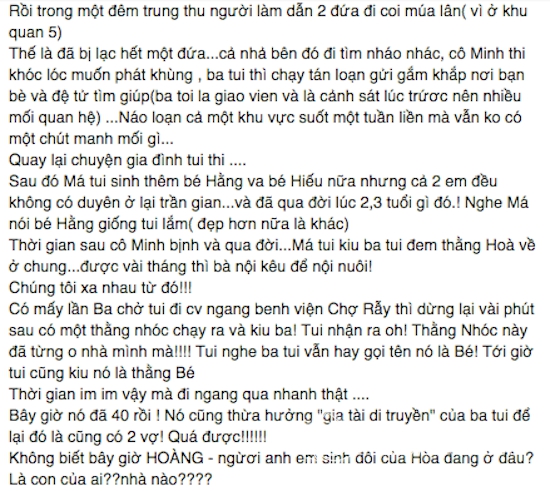 Đàm Vĩnh Hưng, Mr Đàm, Đàm Vĩnh Hưng tiết lộ chuyện gia đình, Đàm Vĩnh Hưng có em trai mất tích