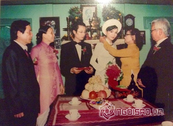 Hoàng Bách,Hoàng Bách khoe ảnh cưới 8 năm trước,gia đình Hoàng Bách,sao Việt khoe ảnh cưới