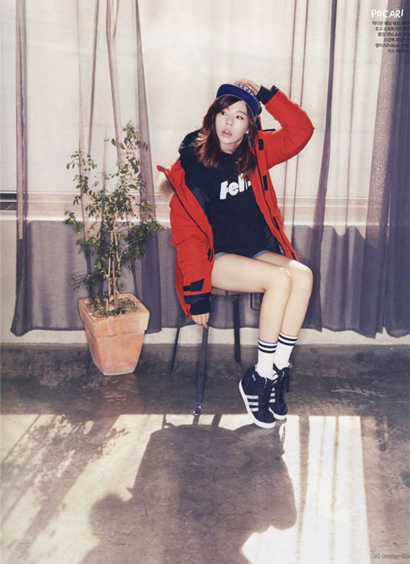 Sunny,SNSD,nấm lùn Sunny,Sunny trẻ trung,Sunny năng động,sao Hàn trên tạp chí