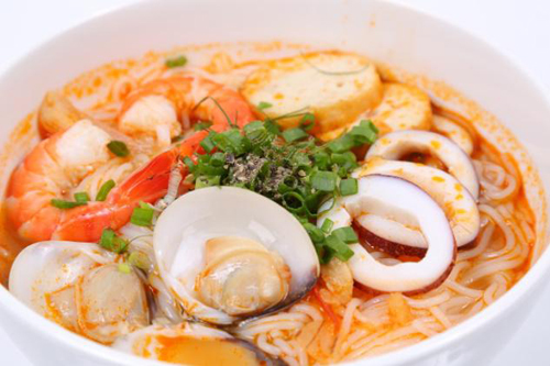 Bún Thái, Vương Quốc Tôm, Món ăn ngon