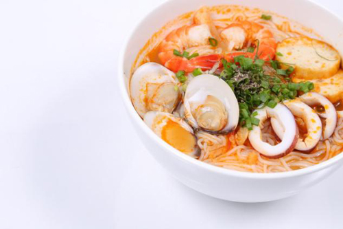 Bún Thái, Vương Quốc Tôm, Món ăn ngon