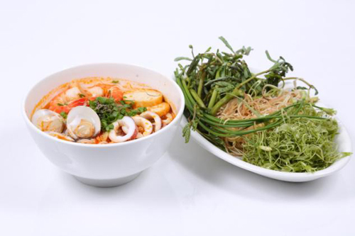 Bún Thái, Vương Quốc Tôm, Món ăn ngon