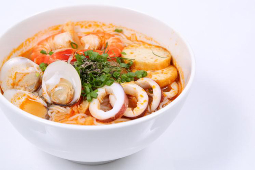 Bún Thái, Vương Quốc Tôm, Món ăn ngon