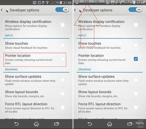  Android,các bước kiểm tra Android,bốn bước đơn giản kiểm tra cảm ứng chạm cho điện thoại Android