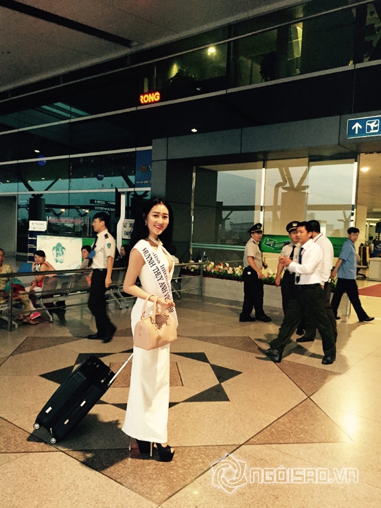 Huỳnh Thúy Anh , HH Huỳnh Thúy Anh , Hoa hậu liên lục địa 2014, Huỳnh Thúy Anh lại đi thi Hoa hậu chui bất chấp lệnh phạt