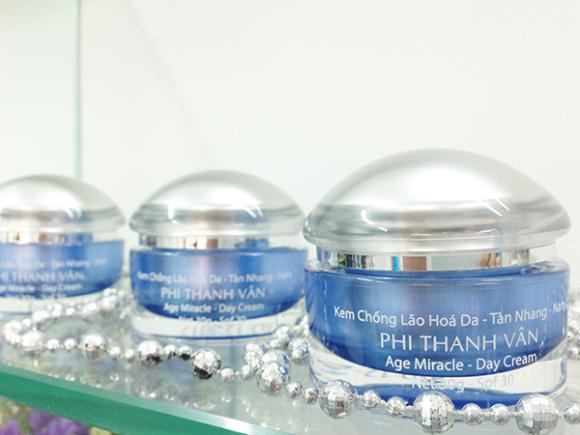 Phi Thanh Vân, Mỹ phẩm Phi Thanh Vân, Kem sữa dưỡng trắng da Phi Thanh Vân, Nữ hoàng thẩm mỹ, Spa Phi Thanh Vân