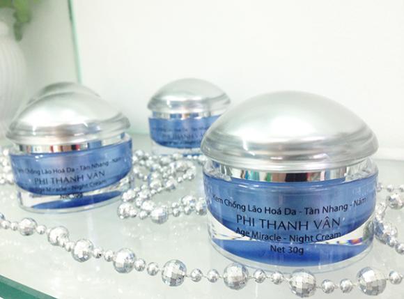 Phi Thanh Vân, Mỹ phẩm Phi Thanh Vân, Kem sữa dưỡng trắng da Phi Thanh Vân, Nữ hoàng thẩm mỹ, Spa Phi Thanh Vân