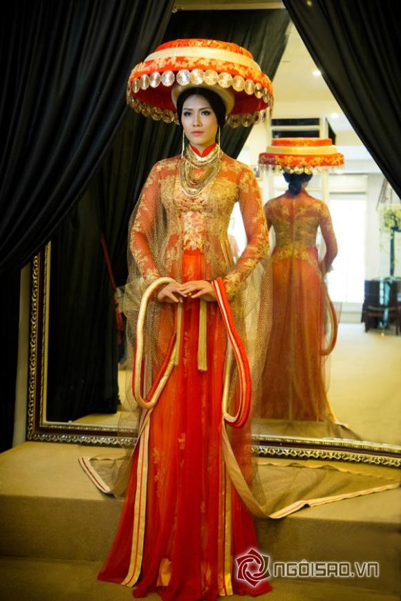 sao Việt, Nguyễn Thị Loan, lộ diện trang phục dân tộc Nguyễn Thị Loan, Hoa hậu thế giới 2014, Miss World 2014