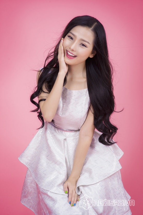 Nữ diễn viên Khánh Hiền, diễn viên Khánh Hiền, Khánh Hiền, Khánh Hiền diện đầm da hội đẹp sang trọng