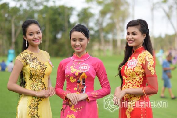 Hoa hậu Việt Nam 2014, HHVN 2014,  thí sinh Hoa hậu Việt Nam tuyệt xinh cùng áo dài