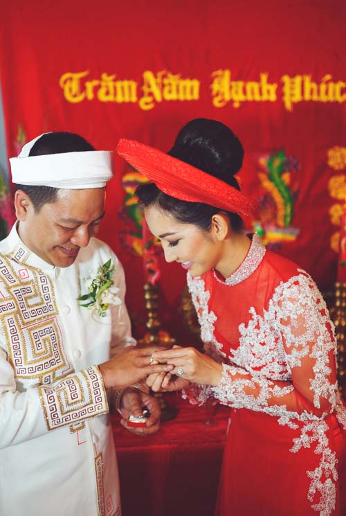 Sao Việt cưới,sao việt ăn hỏi,ăn hỏi kiểu truyền thống