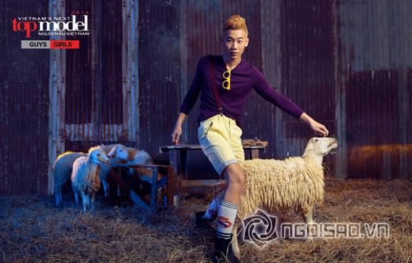 Vietnam's Next Top Model 2014, Next Top Model, chụp ảnh với cừu