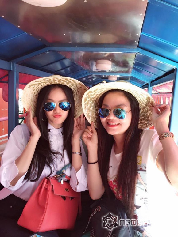 Linh Chi,Linh Chi khoe anh trai,chị gái Linh Chi,sao Việt khoe người thân