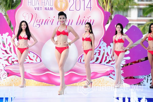 hoa hau viet nam 2014, thi sinh hoa hau viet nam, phan thi ao tam hoa hau viet nam, hoa hau viet nam bikini, anh deo hoa hau viet nam 2014