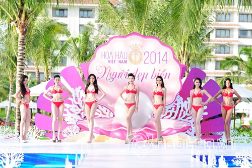 hoa hau viet nam 2014, thi sinh hoa hau viet nam, phan thi ao tam hoa hau viet nam, hoa hau viet nam bikini, anh deo hoa hau viet nam 2014