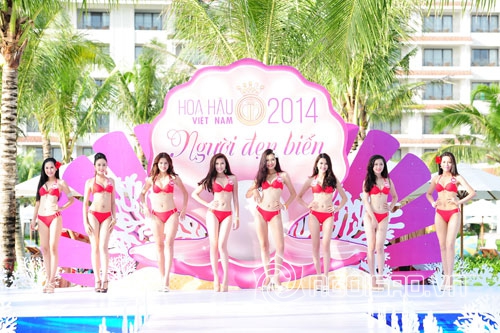 hoa hau viet nam 2014, thi sinh hoa hau viet nam, phan thi ao tam hoa hau viet nam, hoa hau viet nam bikini, anh deo hoa hau viet nam 2014