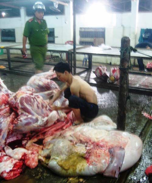 Thịt bò.bò tăng trọng,bơm nước vào bò