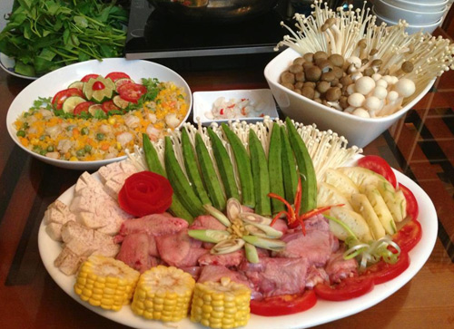 Lẩu nấm chim câu, Cách làm Lẩu nấm chim câu, Món ăn ngon