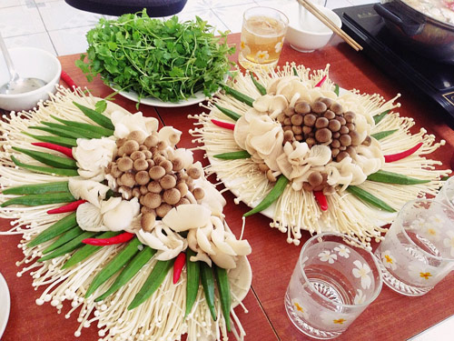 Lẩu nấm chim câu, Cách làm Lẩu nấm chim câu, Món ăn ngon