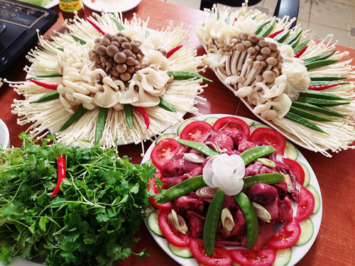 Lẩu nấm chim câu, Cách làm Lẩu nấm chim câu, Món ăn ngon