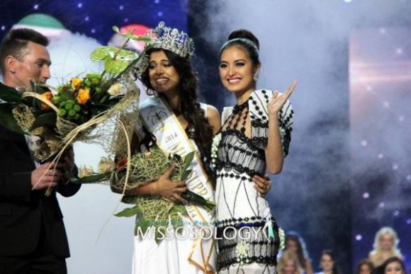 người đẹp ấn độ đăng quang hoa hậu siêu quốc gia, Hoa hậu Siêu quốc gia 2014, Asha Bhat đăng quang hoa hậu
