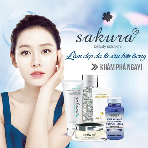 Mỹ phẩm Sakura, Trắng da, Trị nám, Mỹ phẩm chính hãng