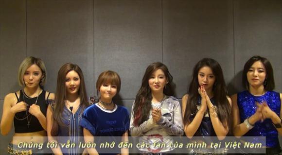 sao Hàn, sao Hàn sang Việt Nam, nhóm T-ara, nhóm T-ara đã gửi lời chào fan Việt, T-ara Minishow 
