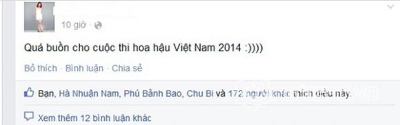 sao Việt, Nguyễn Cao Kỳ Duyên đăng quang hoa hậu Việt Nam, Tân hoa hậu Việt Nam, Cư dân ạng chê bai nhan sắc HHVN 2014, Trang Khàn bênh vực Kỳ Duyên